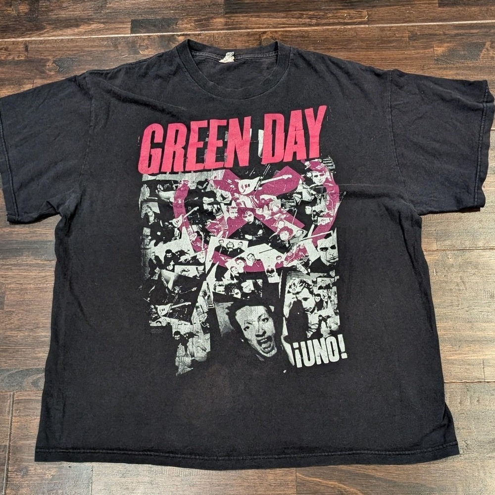 Delta Proweight Green Day UNO! T-Shirt Mens XL Band Punk Rock Tee